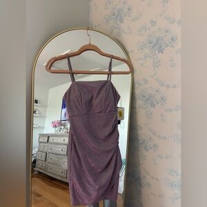 Sparkle Purple hoco dress